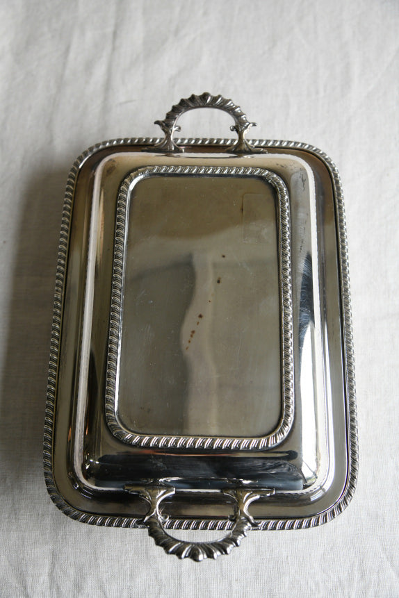Silver Plated Entree Dish