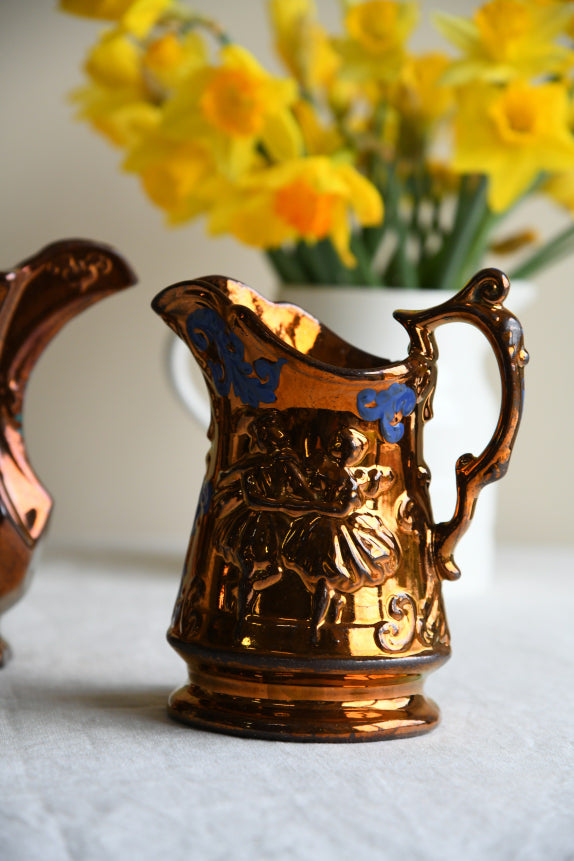 Victorian Lustre Glaze Jugs