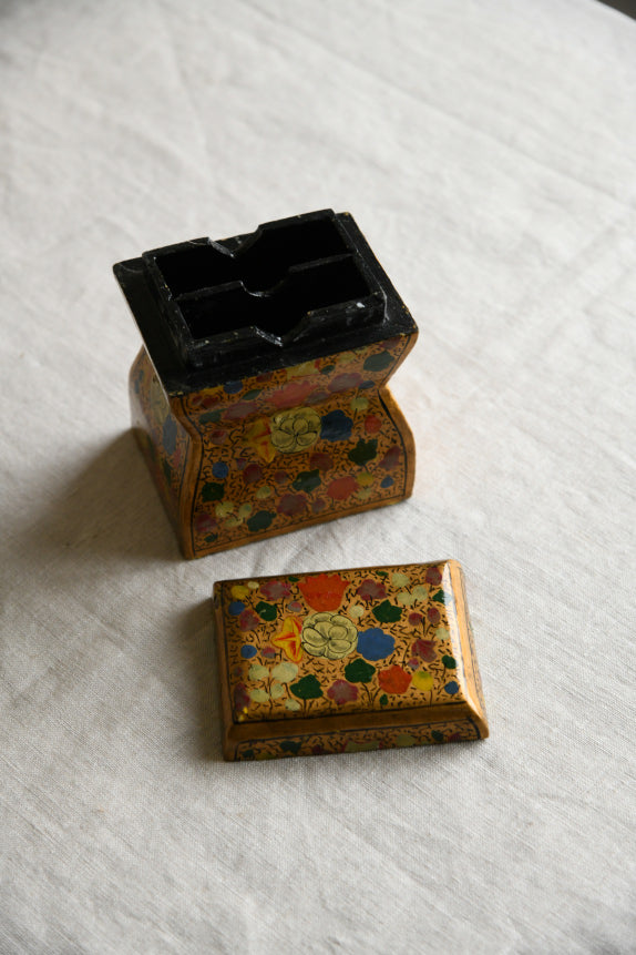 Indian Papier Mache Card Box