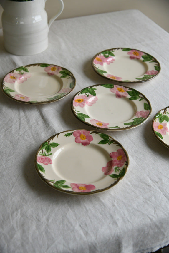 5 Franciscan Desert Rose Side Plates