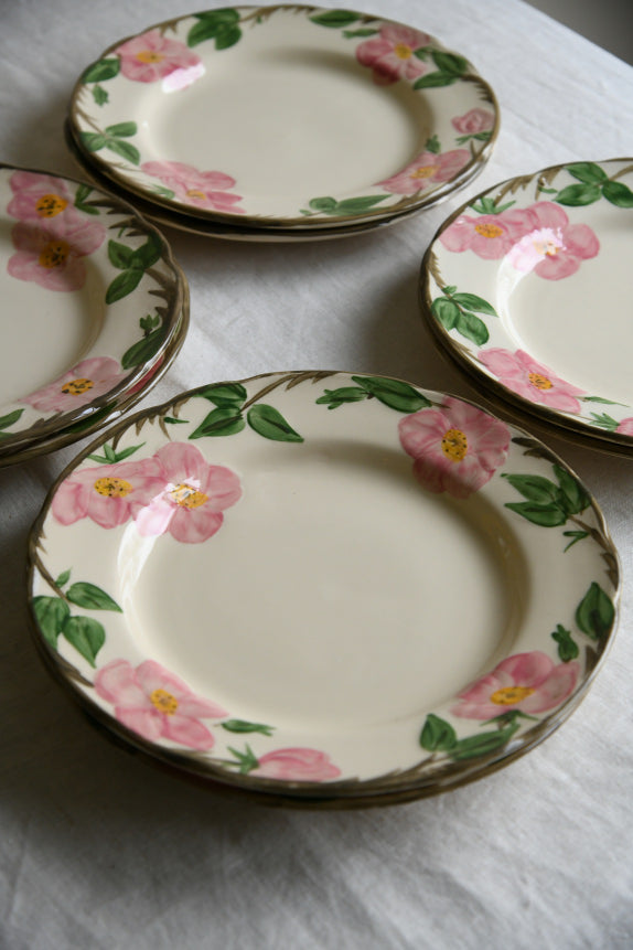 8 Franciscan Desert Rose Dinner Plates