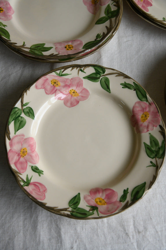 8 Franciscan Desert Rose Dinner Plates