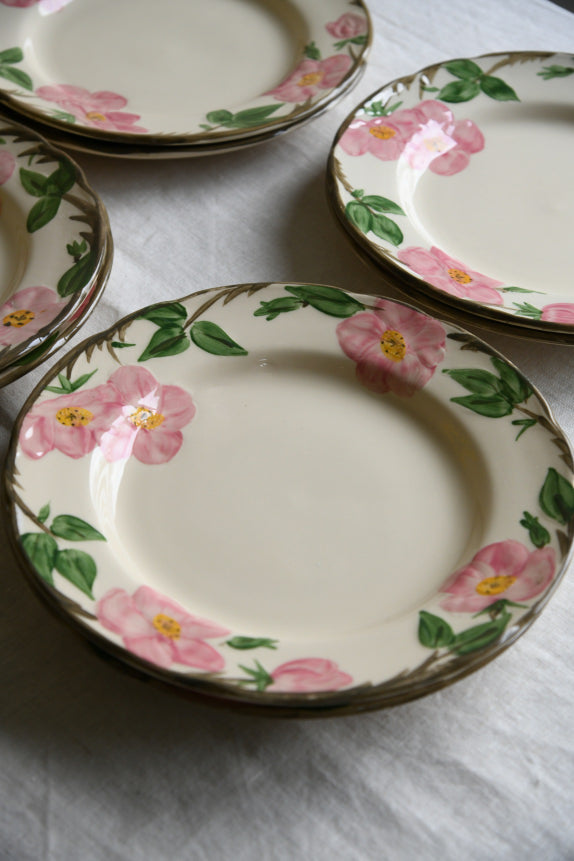 8 Franciscan Desert Rose Dinner Plates