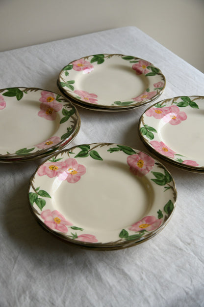 8 Franciscan Desert Rose Dinner Plates