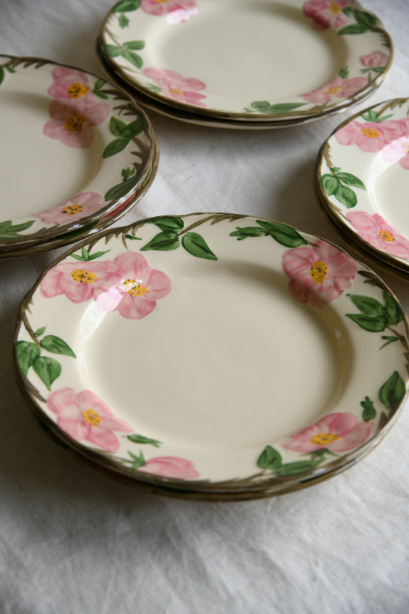 8 Franciscan Desert Rose Dinner Plates