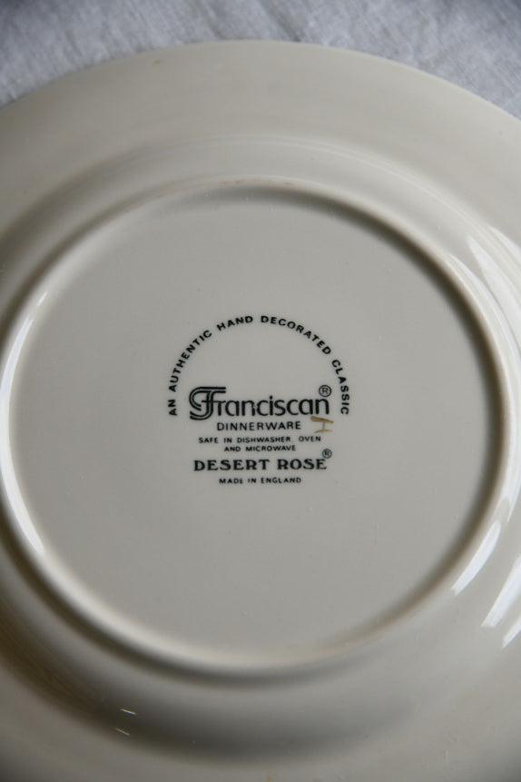 8 Franciscan Desert Rose Dinner Plates