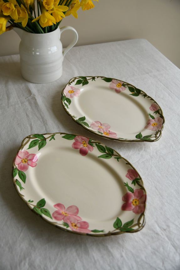 4 Franciscan Desert Rose Oval Serving Plates