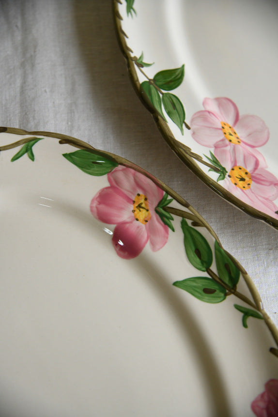 4 Franciscan Desert Rose Oval Serving Plates