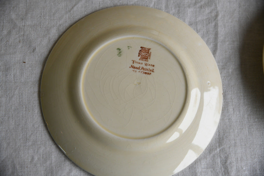 5 Adams Titian Ware Side Plates