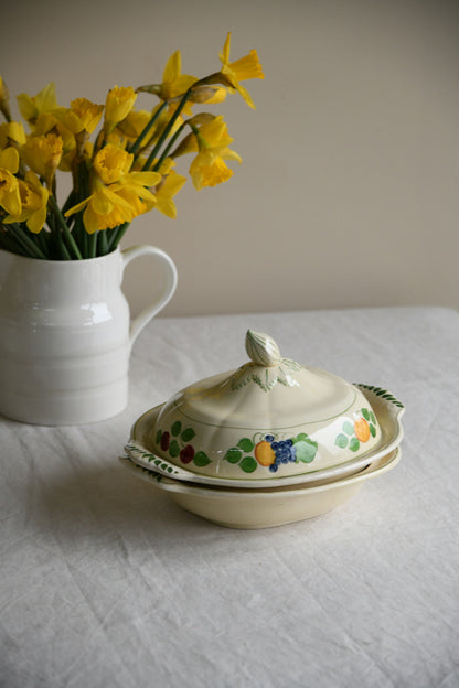 Pair Adams Titian Ware Serving Bowls