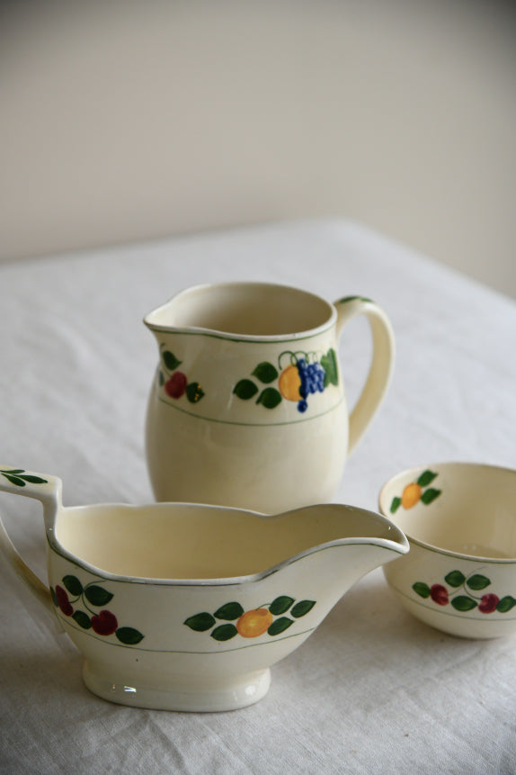 Adams Titian Ware Jugs & Bowl