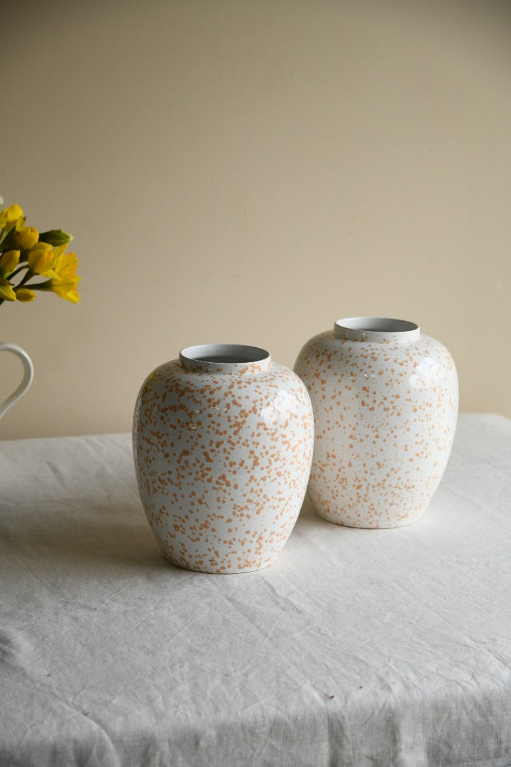 Pair Poole Pottery Vase