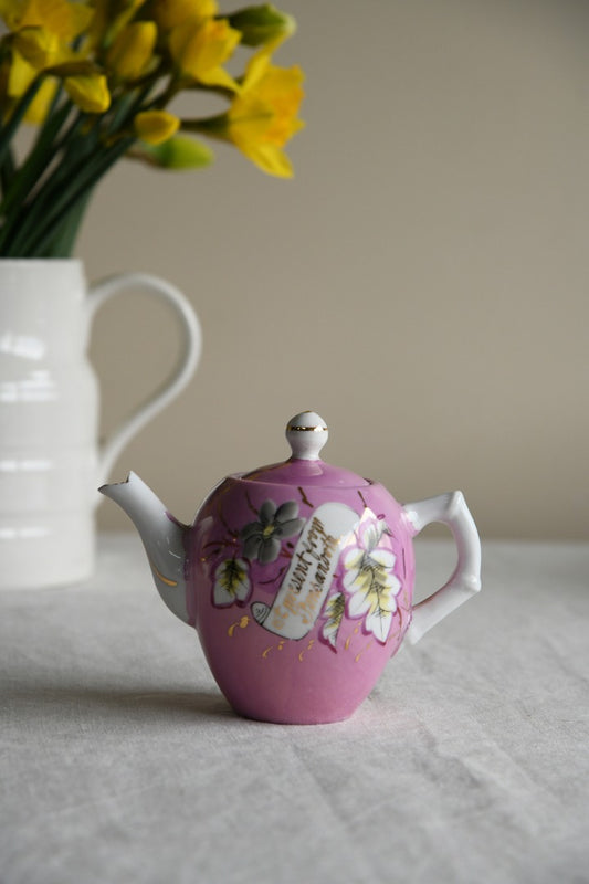 Vintage Cornish Souvenir Teapot