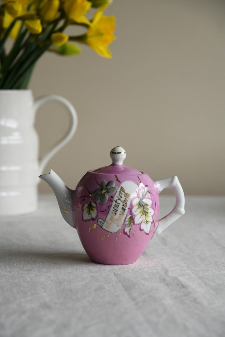Vintage Cornish Souvenir Teapot
