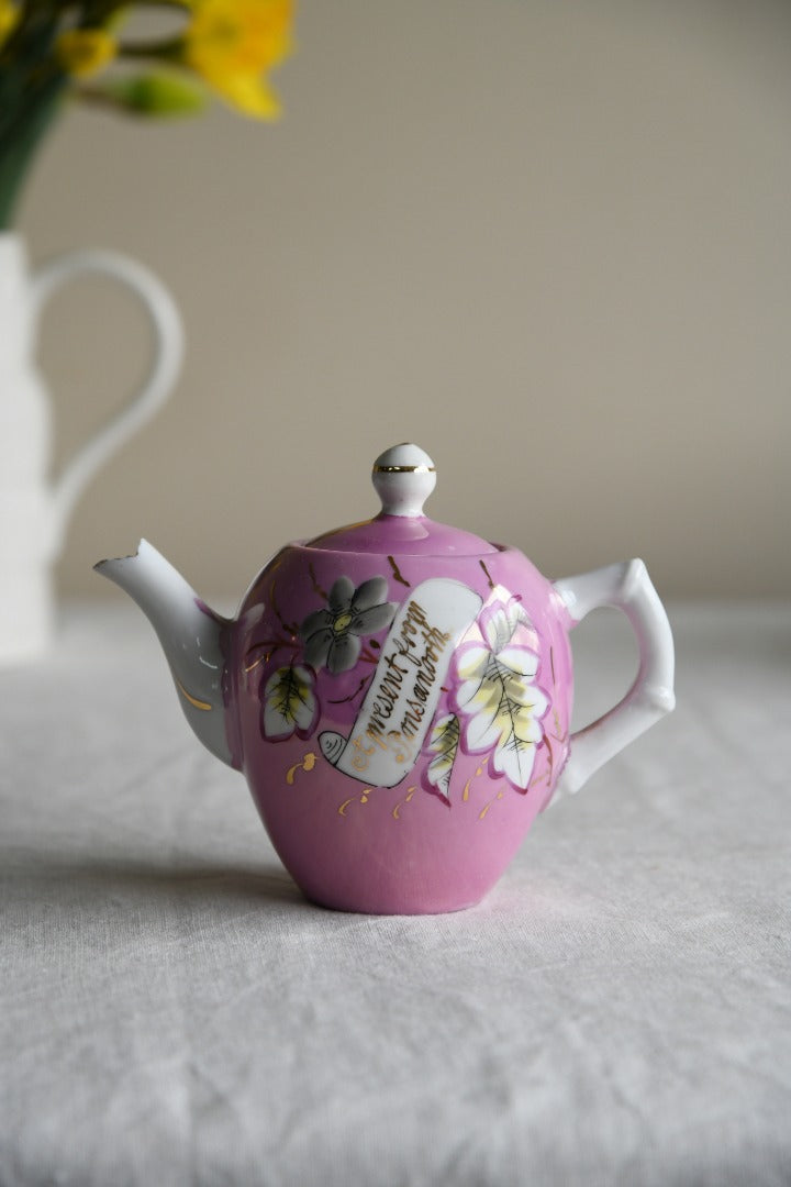 Vintage Cornish Souvenir Teapot