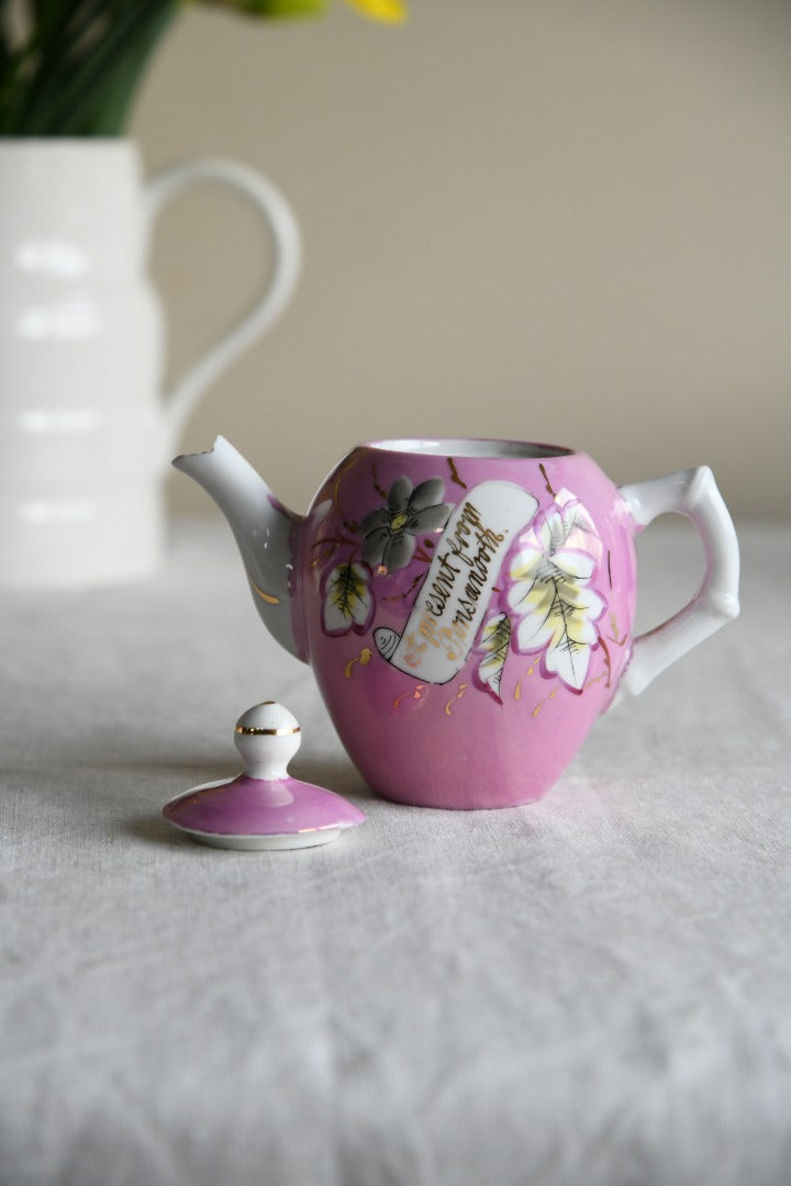 Vintage Cornish Souvenir Teapot