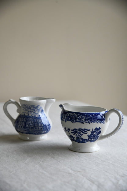 Blue & White Jugs