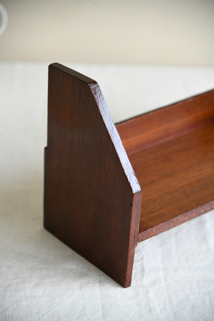 Mahogany Book Trough