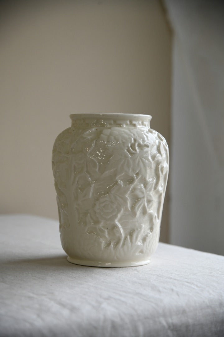 White Glazed Vase