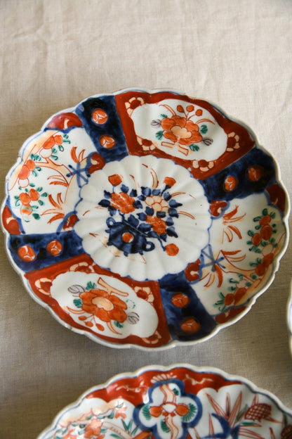 3 Antique Imari Plates