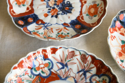 3 Antique Imari Plates