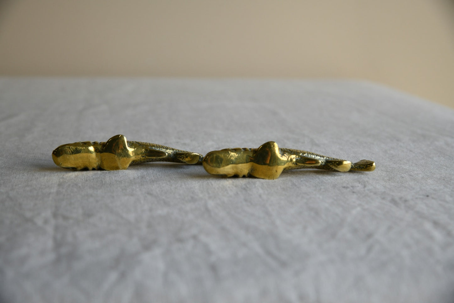 Pair Decorative Brass Fish