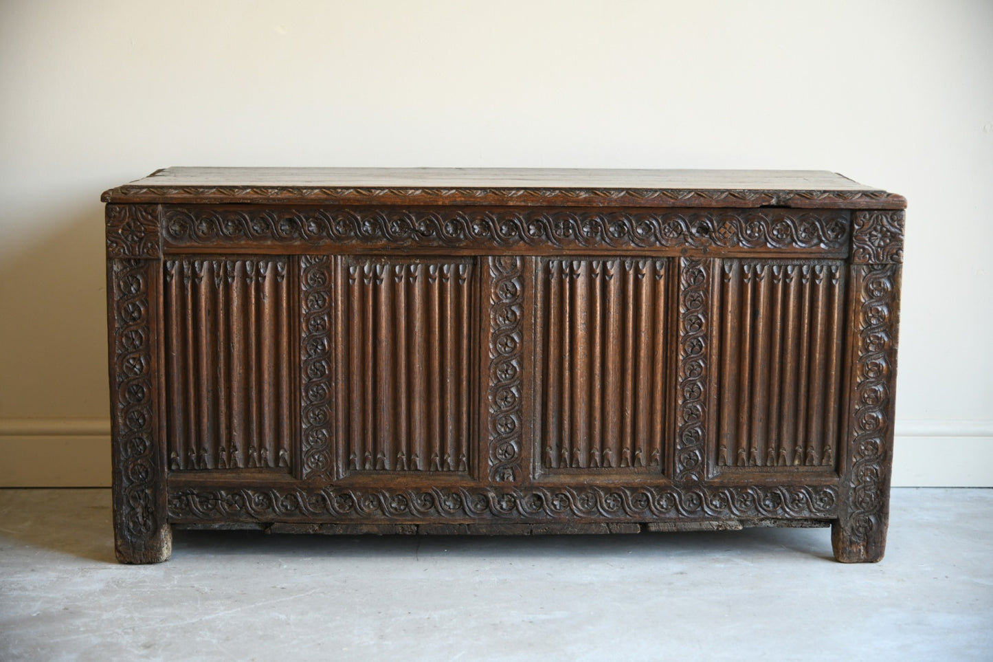 Antique English Oak Chest