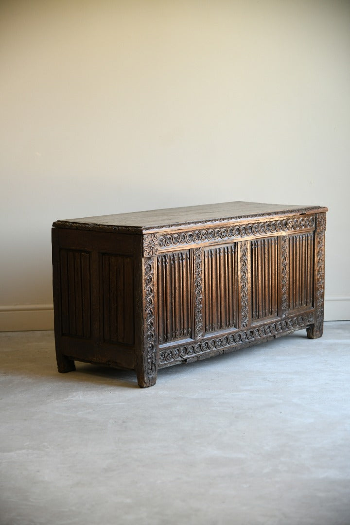 Antique English Oak Chest