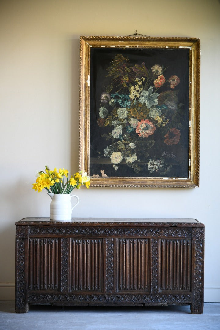 Antique English Oak Chest