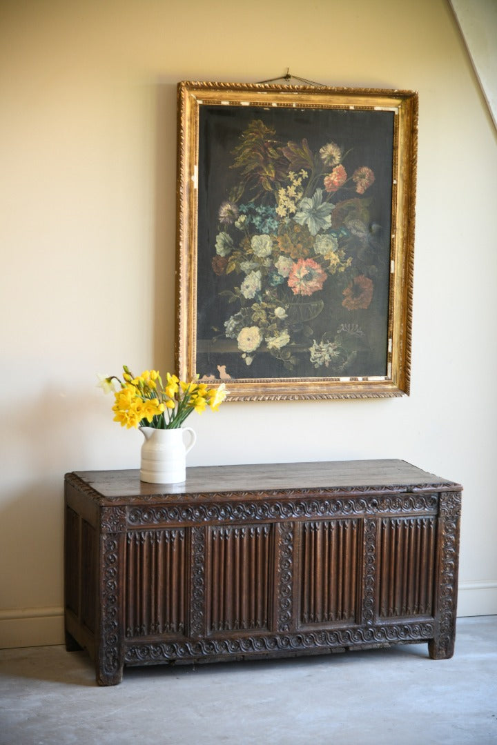 Antique English Oak Chest