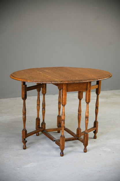 Oak Drop Leaf Table