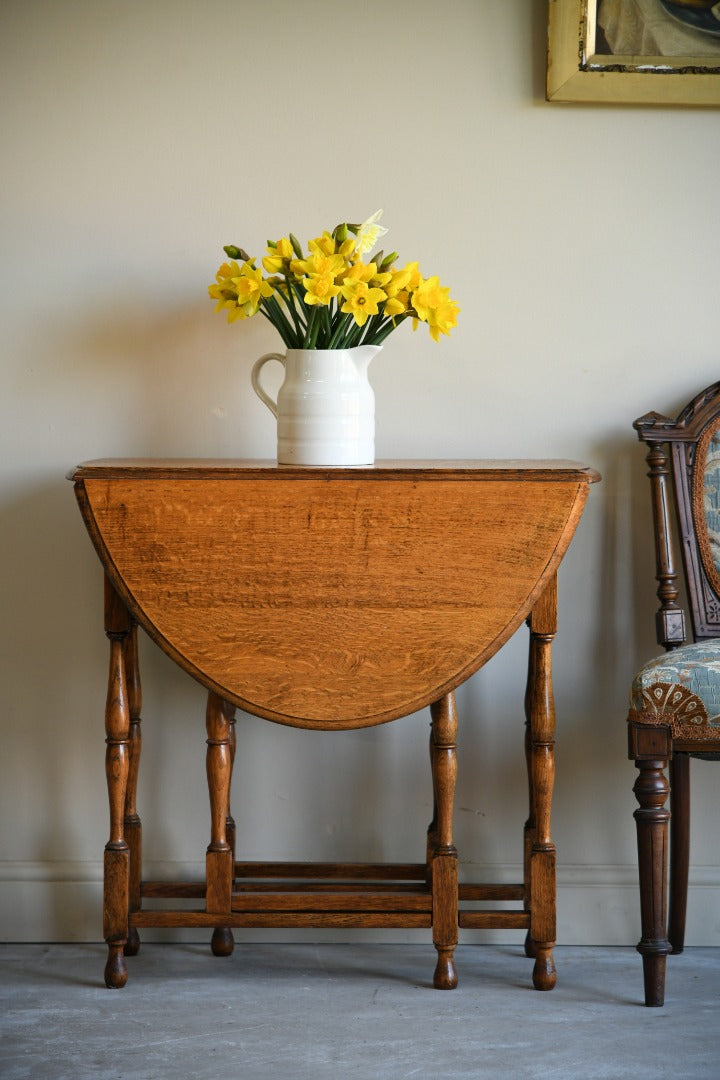 Oak Drop Leaf Table