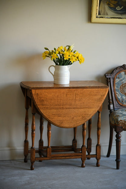 Oak Drop Leaf Table