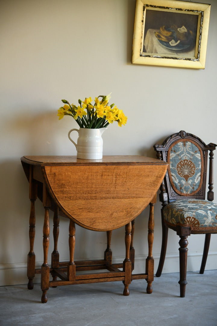 Oak Drop Leaf Table