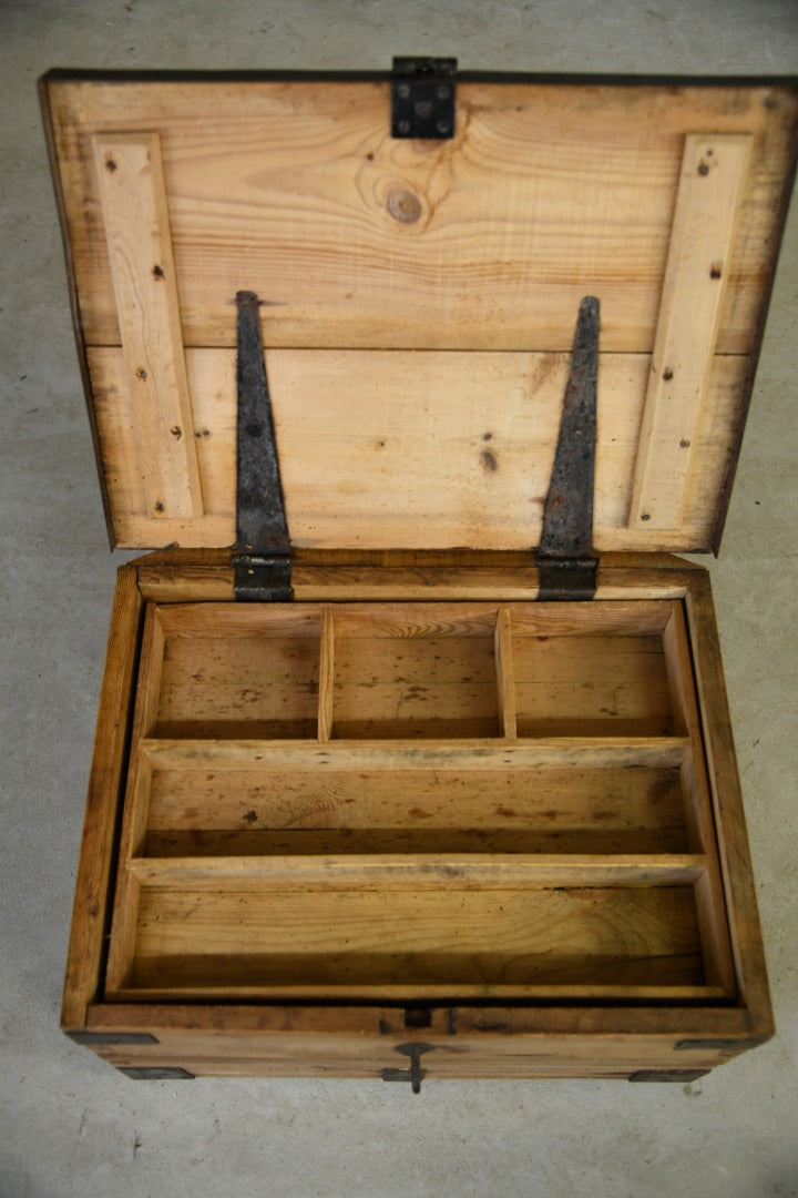 Antique Rustic Pine Chest