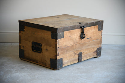 Antique Rustic Pine Chest