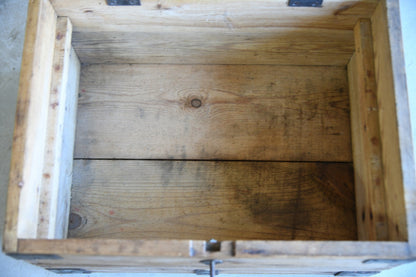 Antique Rustic Pine Chest