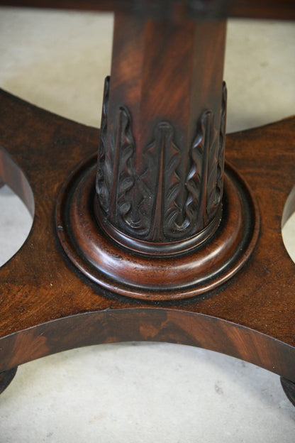 William IV Mahogany Card Table