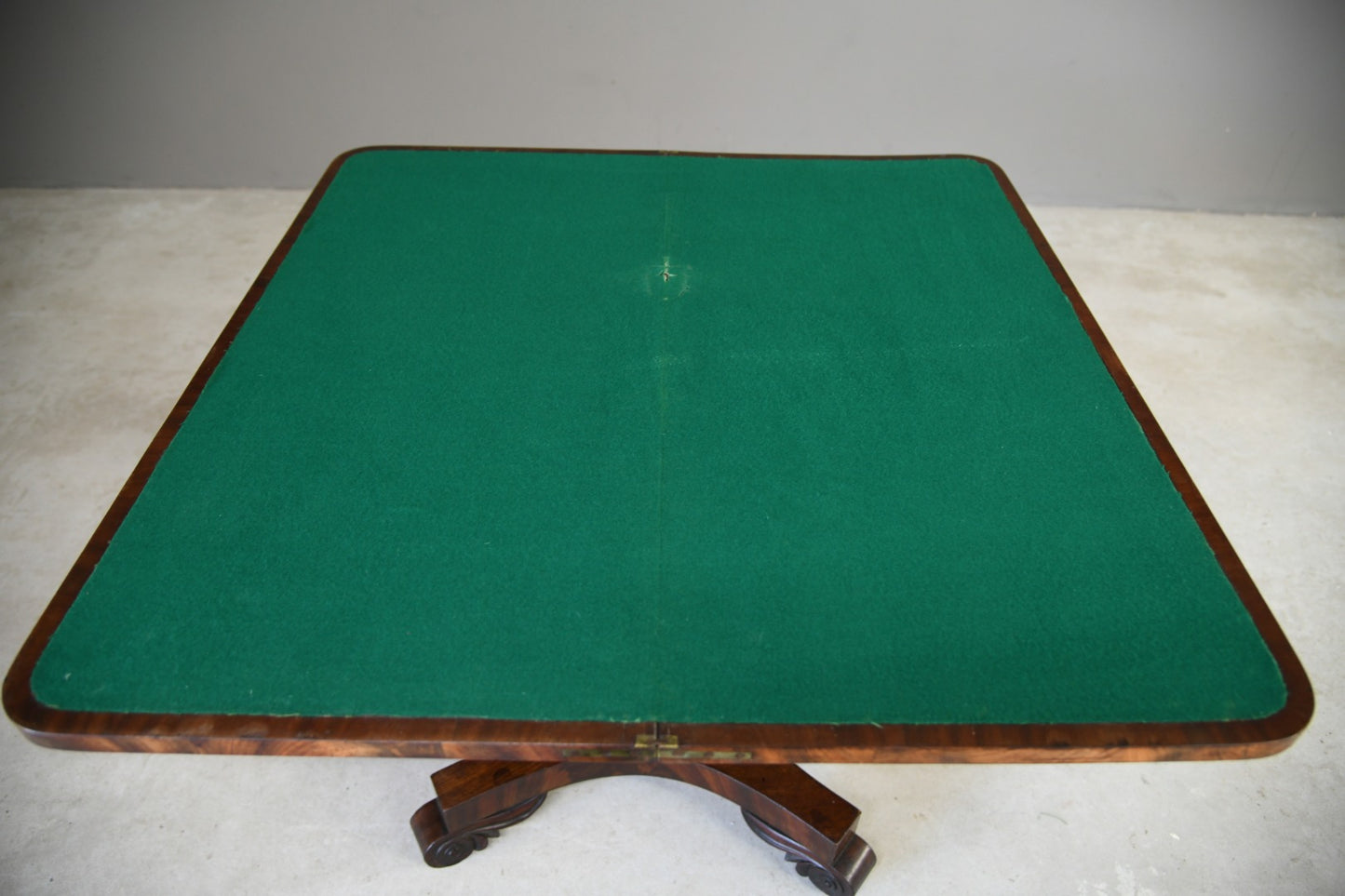 William IV Mahogany Card Table