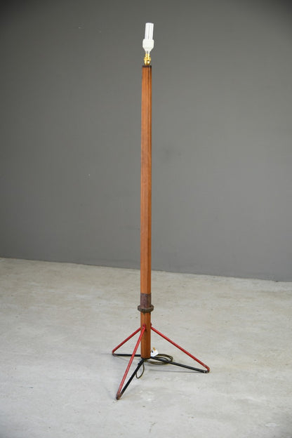 Wooden Oar Standard Lamp