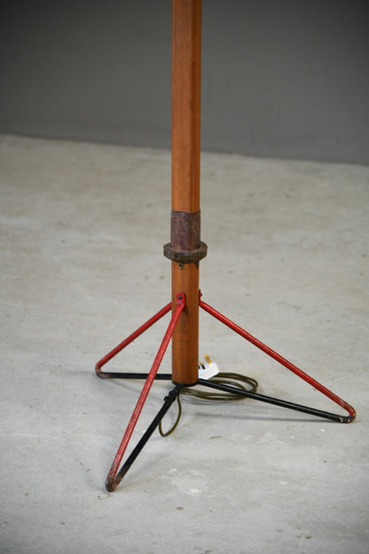 Wooden Oar Standard Lamp