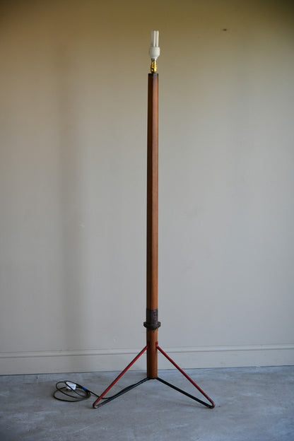 Wooden Oar Standard Lamp