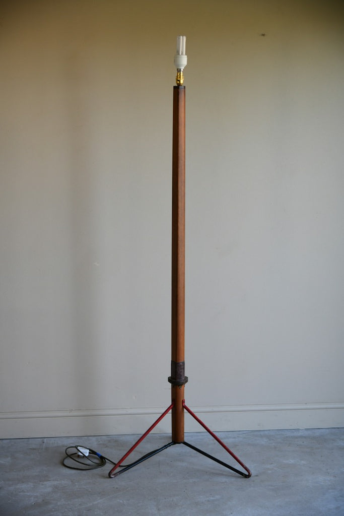 Wooden Oar Standard Lamp