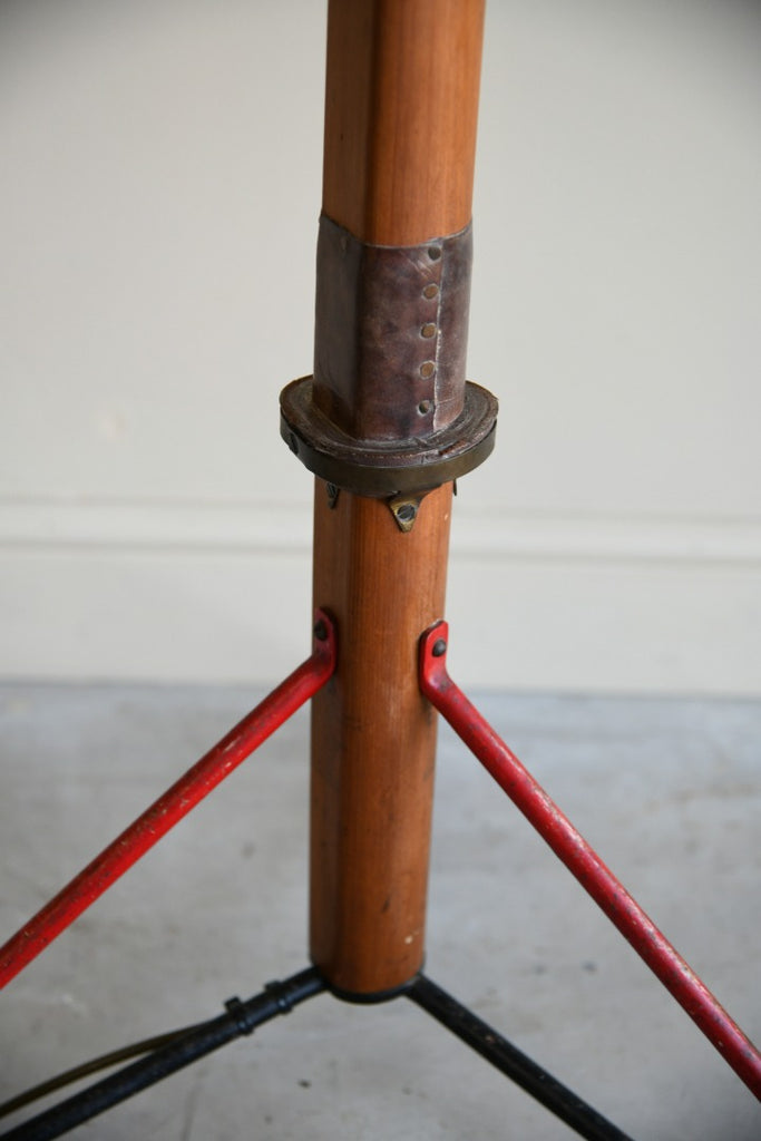 Wooden Oar Standard Lamp