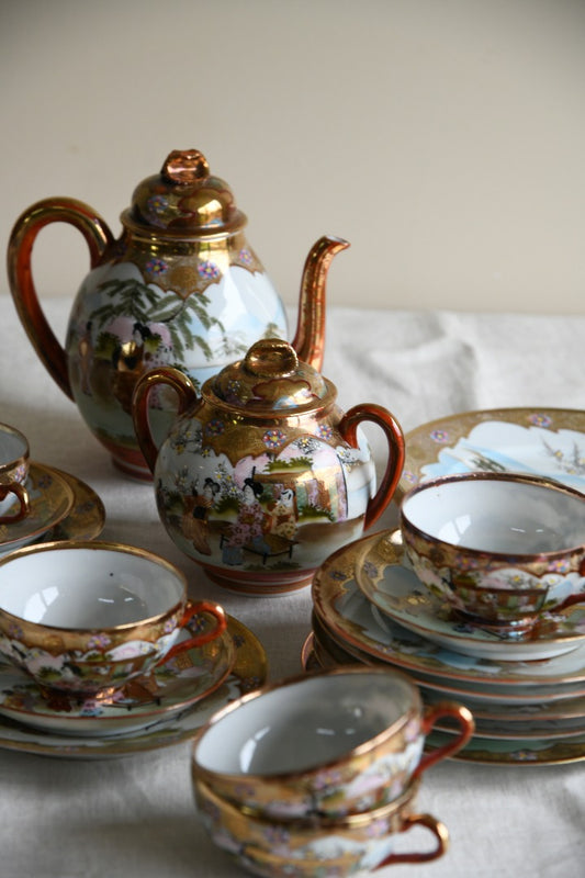 Japanese Kutani Tea Set
