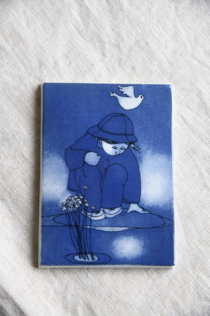 Vintage Astrid Skaaren Porcelain Tile