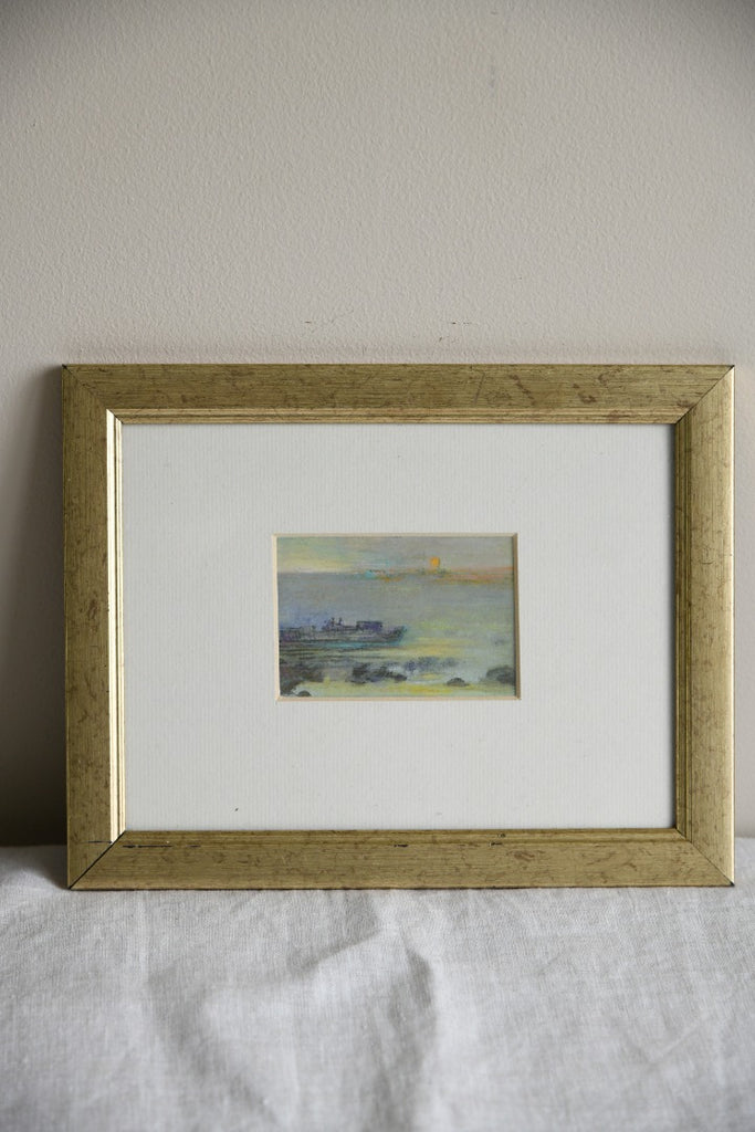 Small Framed Coastal Pastel