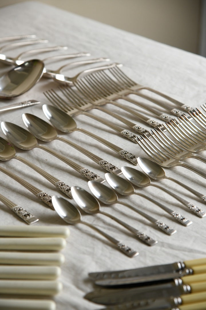 Large Vintage Cutlery Set