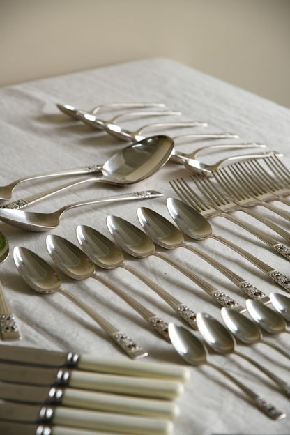 Large Vintage Cutlery Set