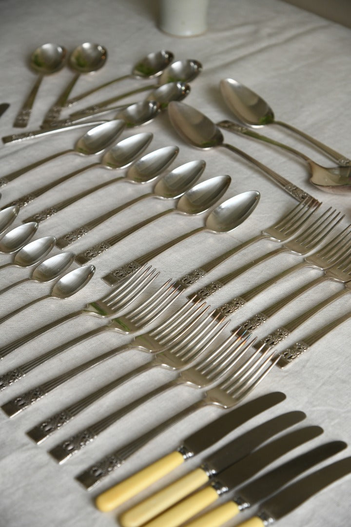 Large Vintage Cutlery Set